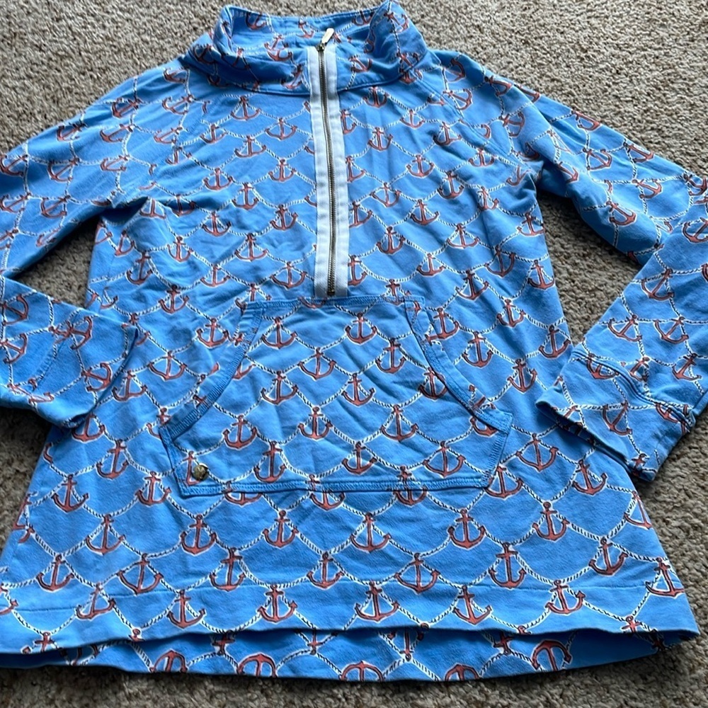 Lilly Pulitzer 1/2 zip size S
